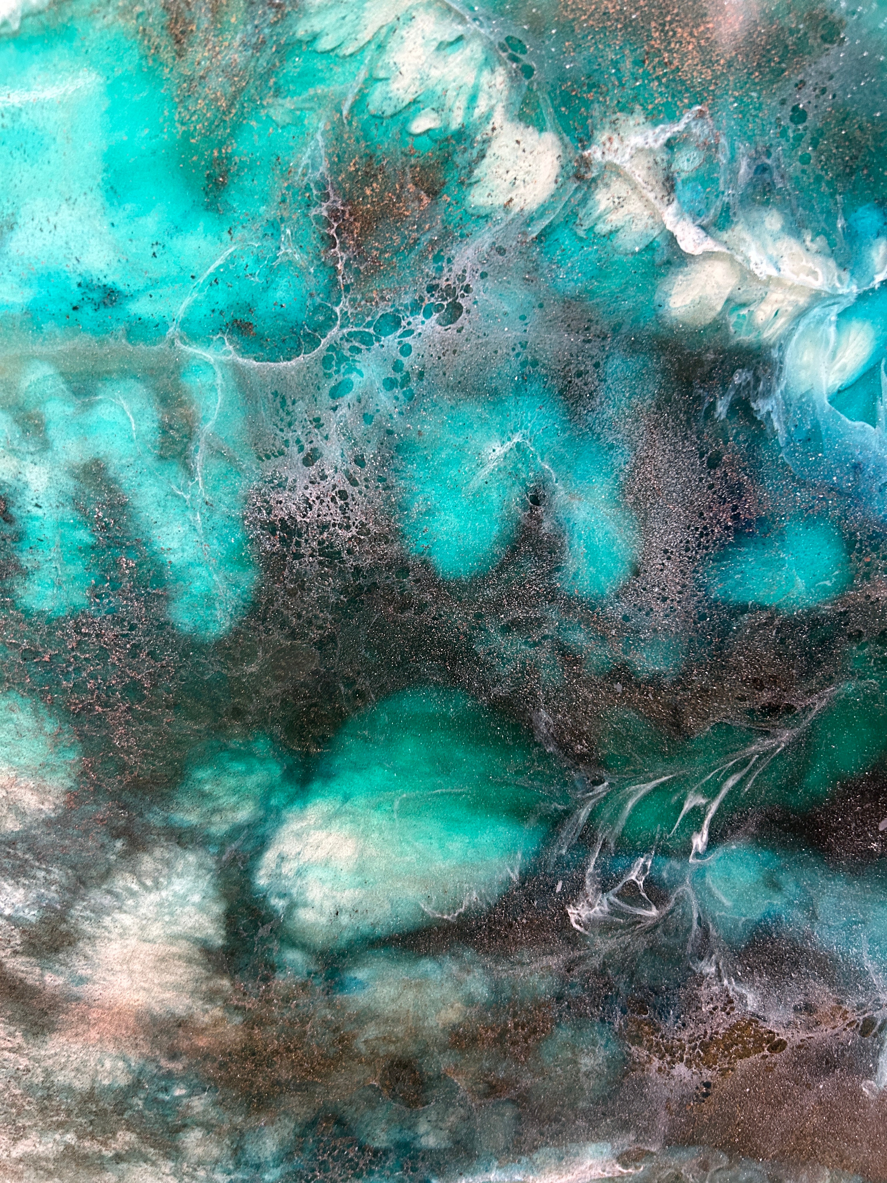 Reef View II Framed Resin Artwork