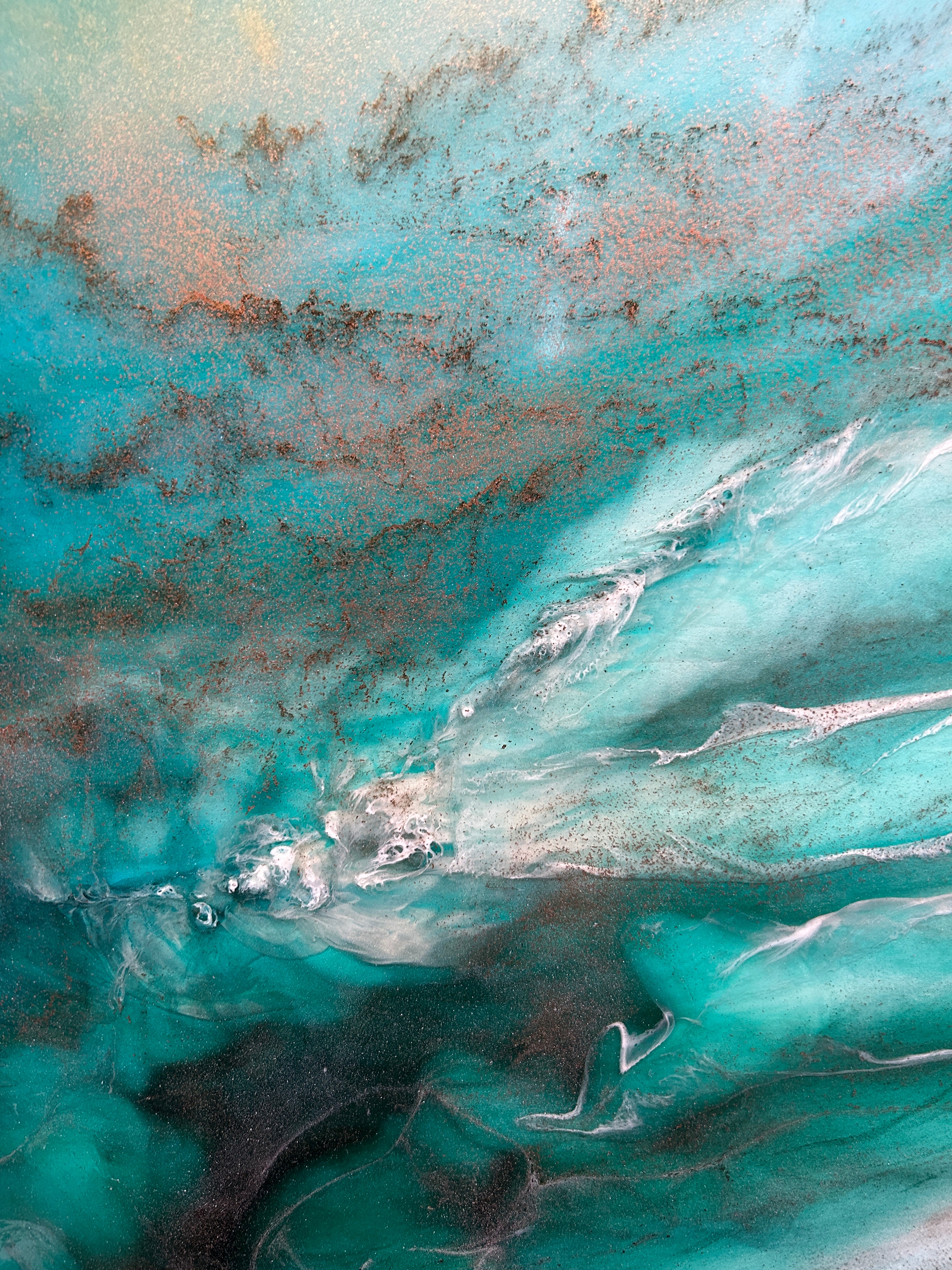 Reef View II Framed Resin Artwork