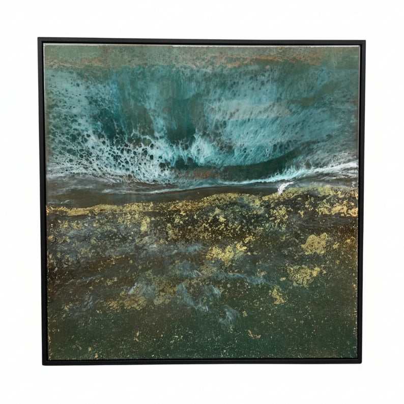 Emporers Tide Framed Resin Artwork