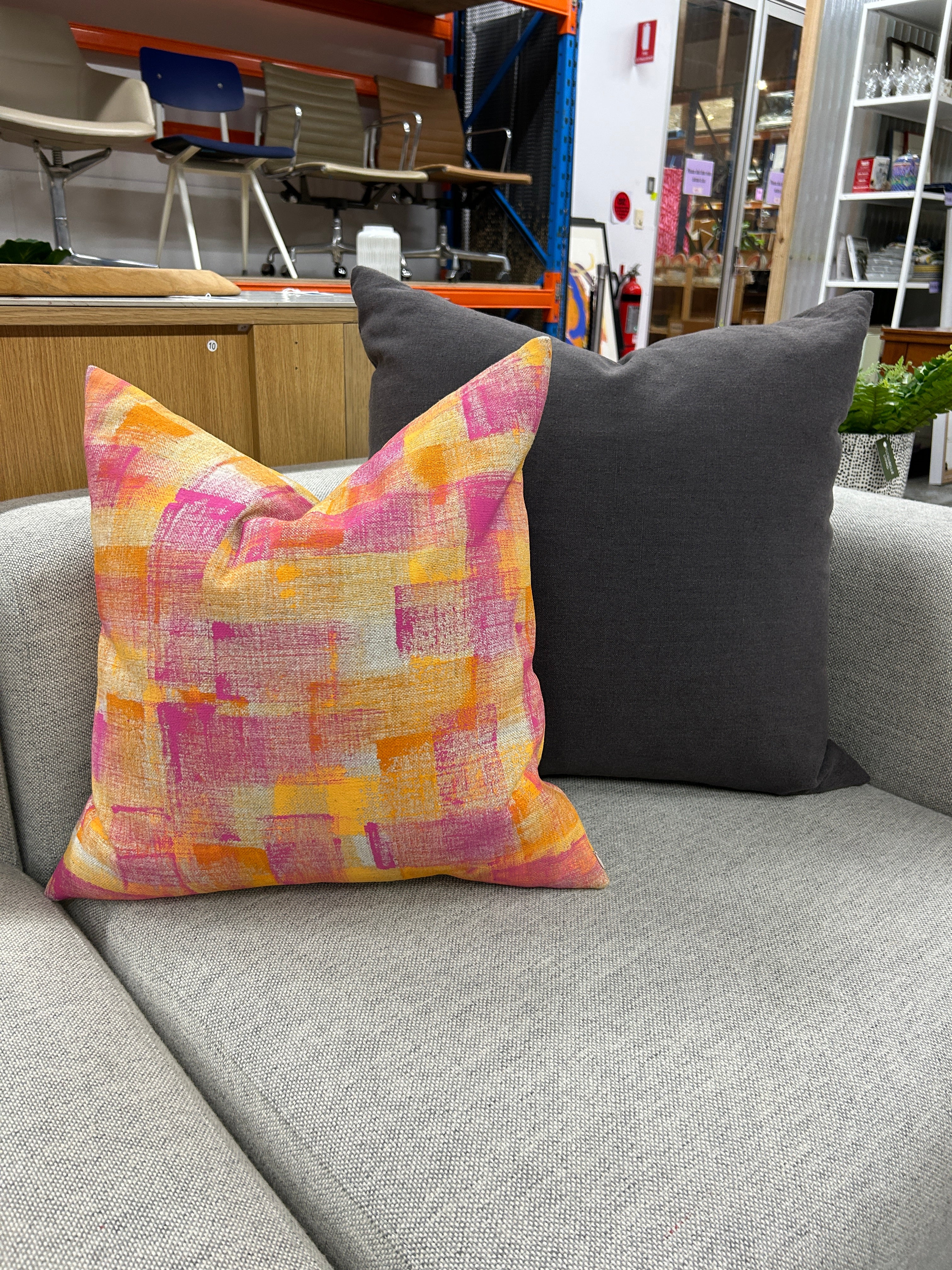 Sunset Brushstroke Cushion