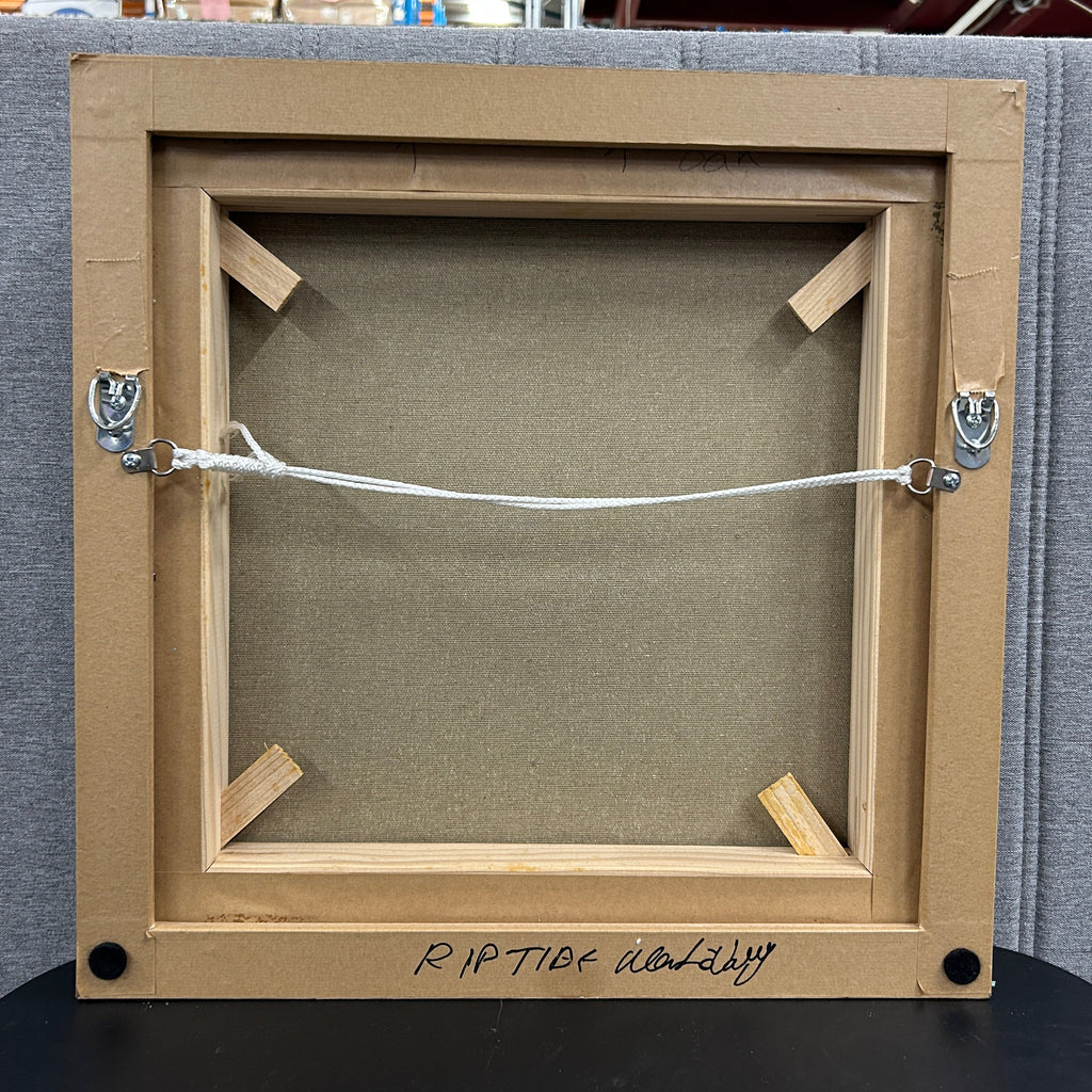 Riptide Small Framed Resin Artwork