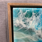 Riptide Small Framed Resin Artwork
