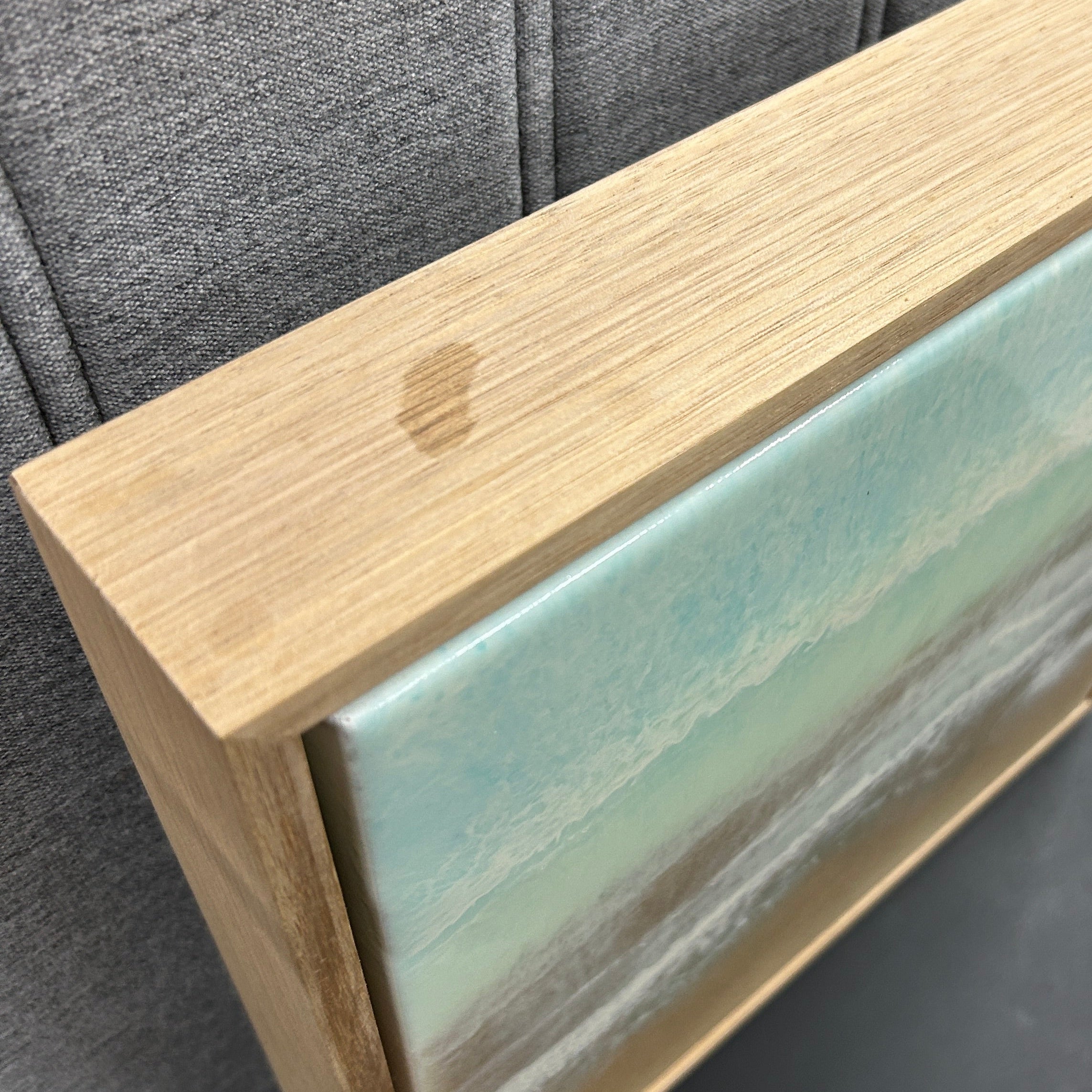 Beach Day Small Framed Resin Artwork