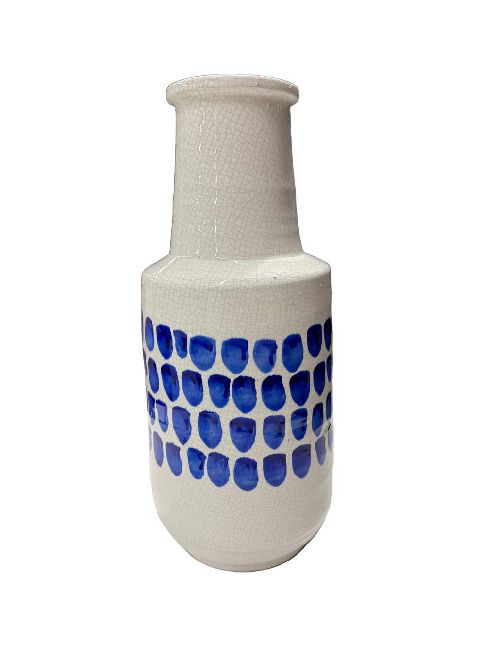 Hand-Painted Dot Vessel