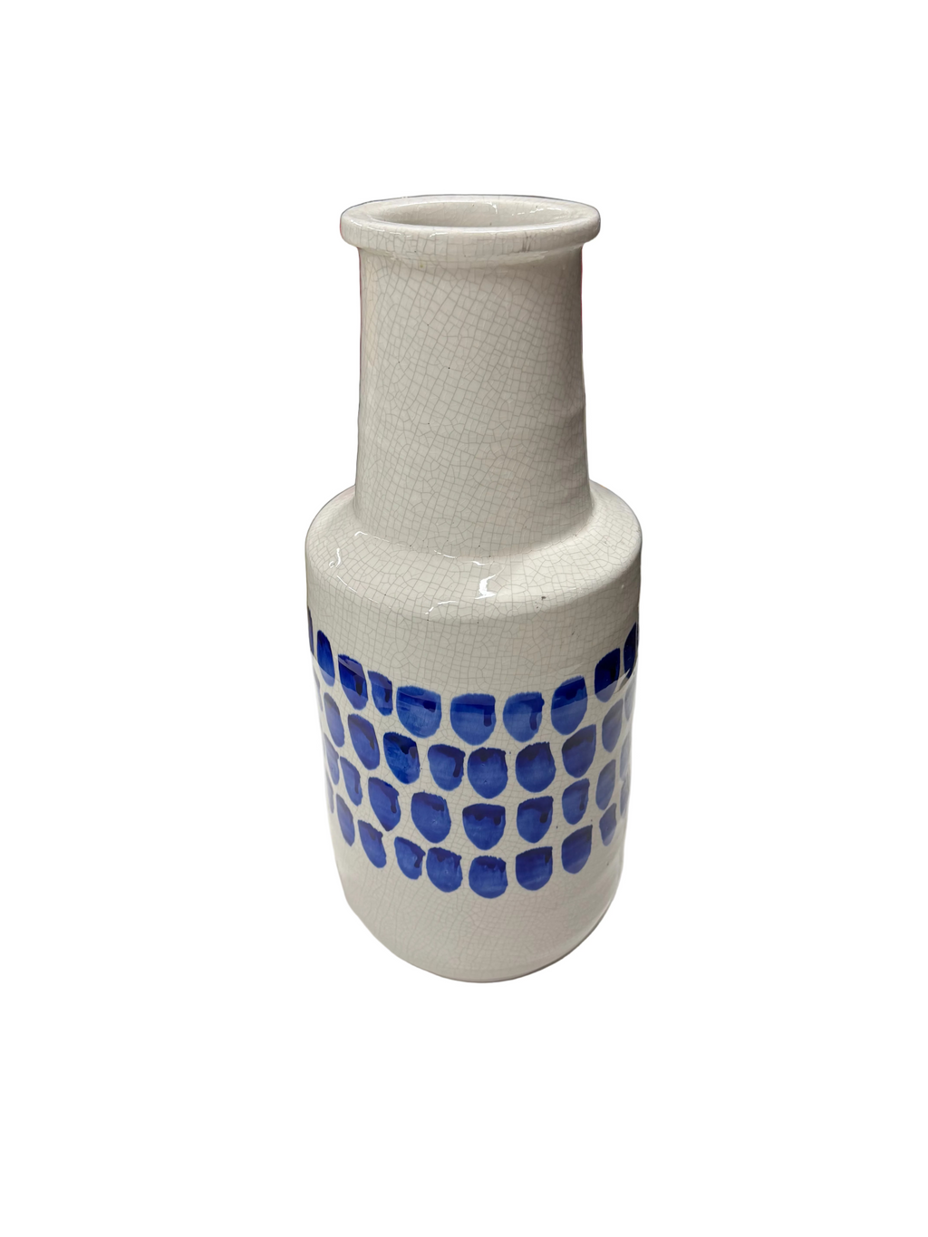 Hand-Painted Dot Vessel