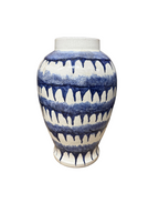 Hand-Painted Blue Vase