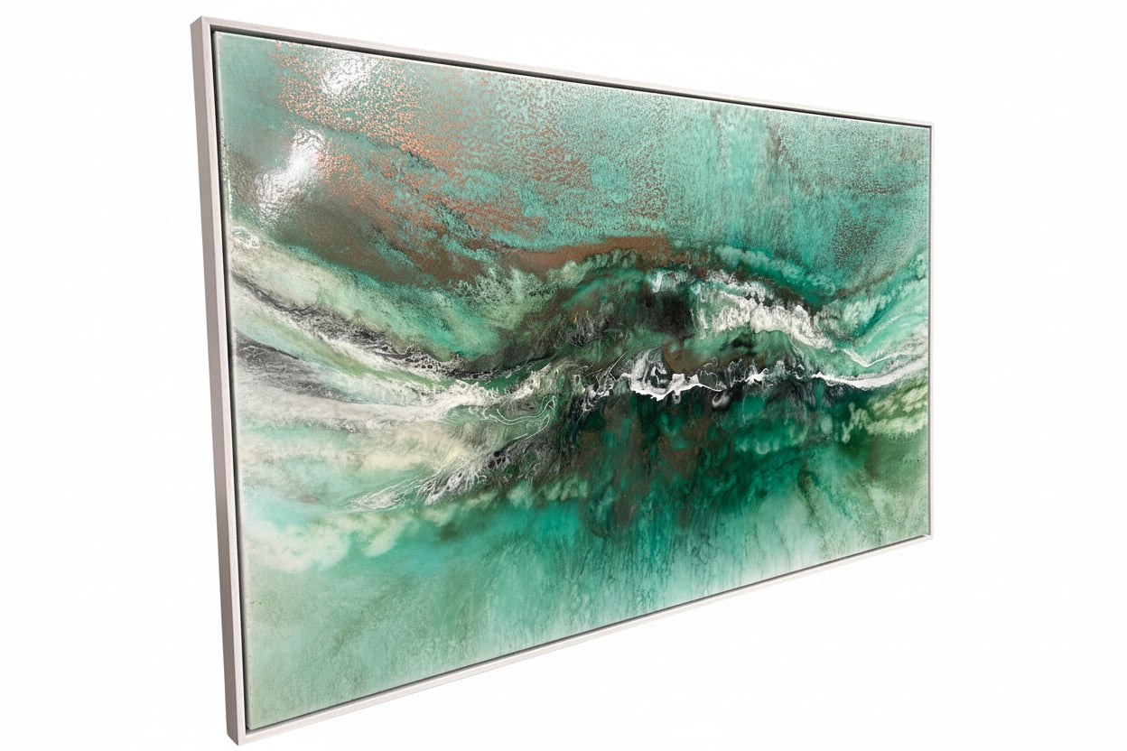 Oyster Bridge Framed Resin Artwork