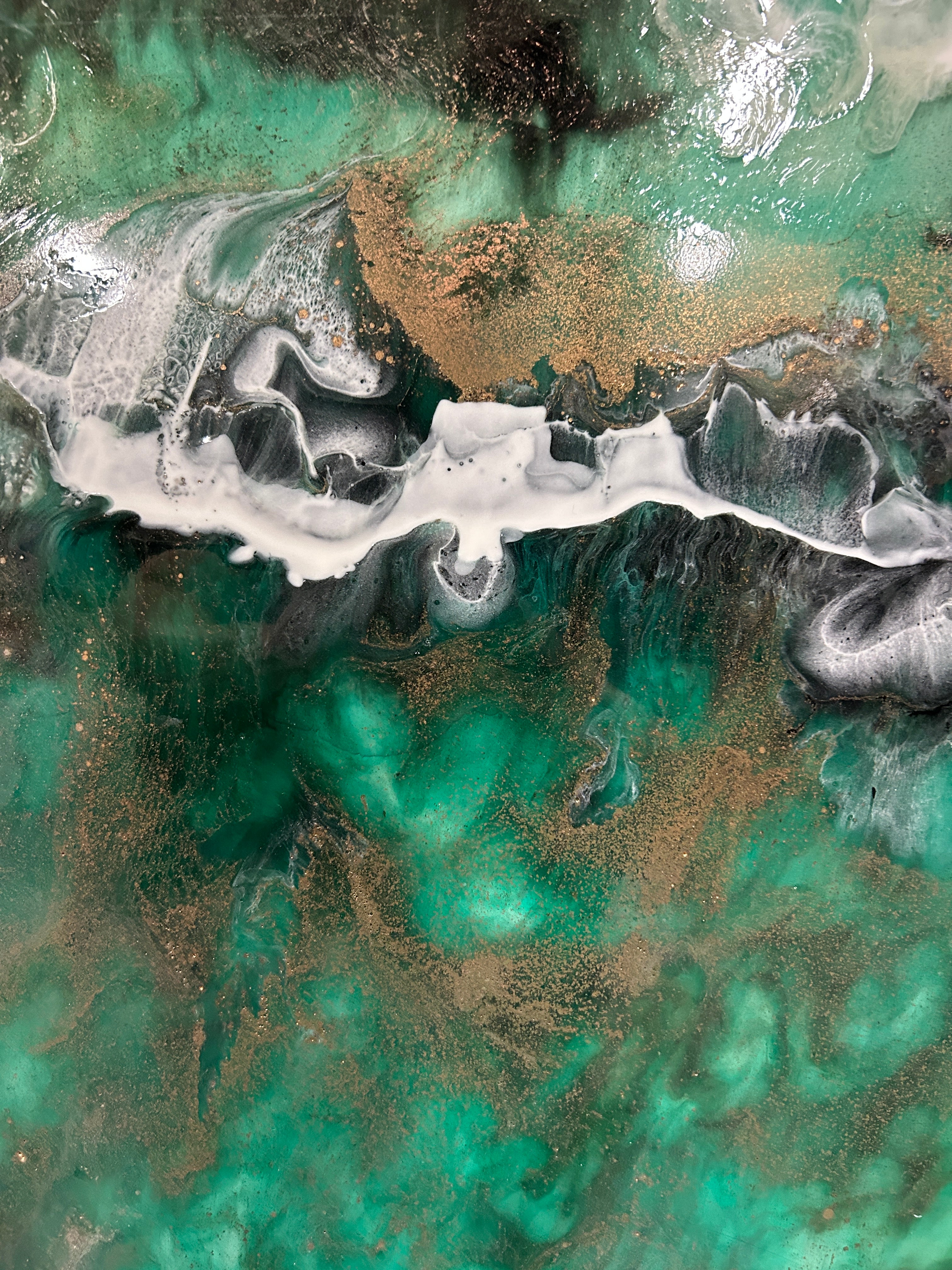 Oyster Bridge Framed Resin Artwork