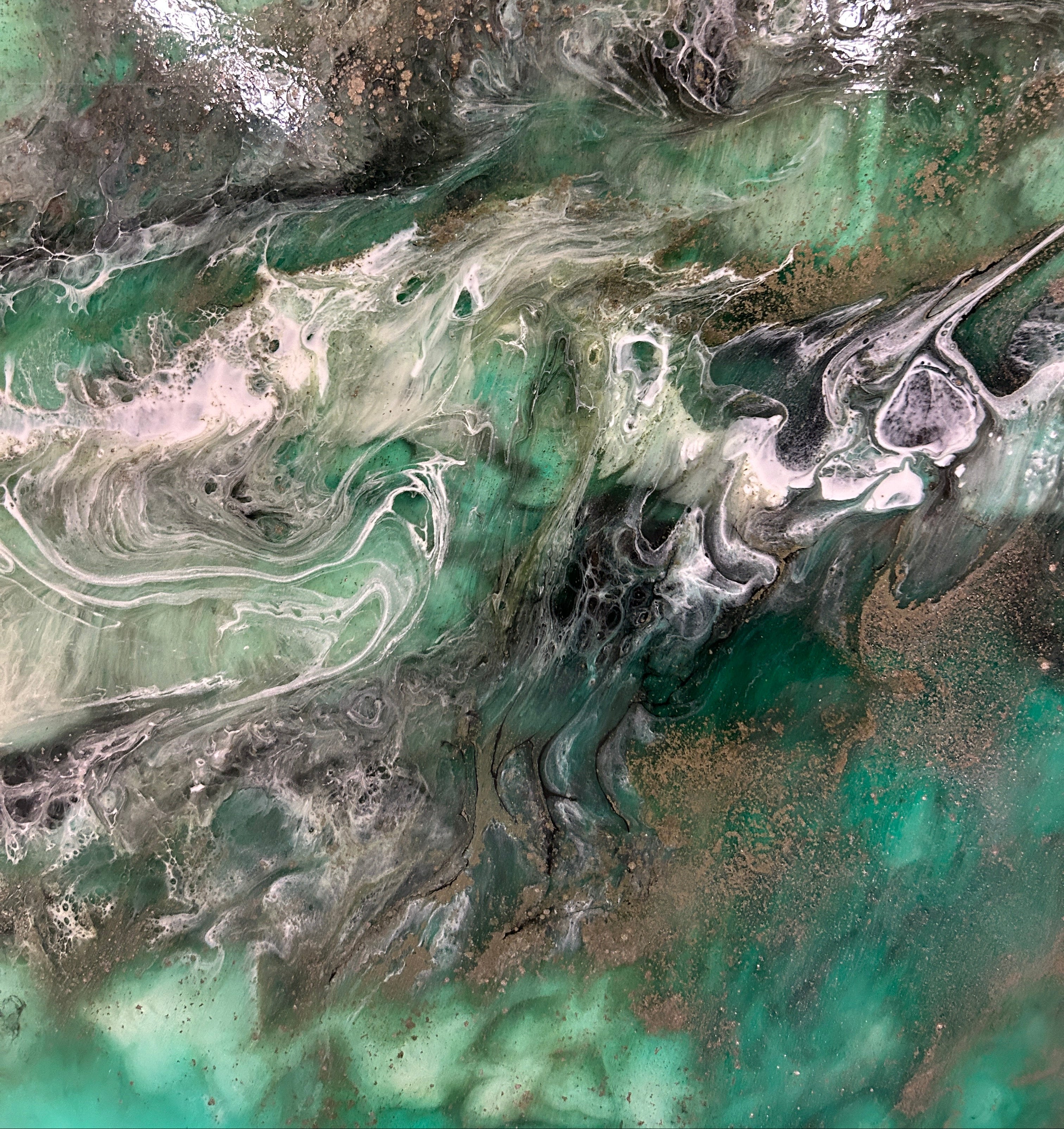 Oyster Bridge Framed Resin Artwork