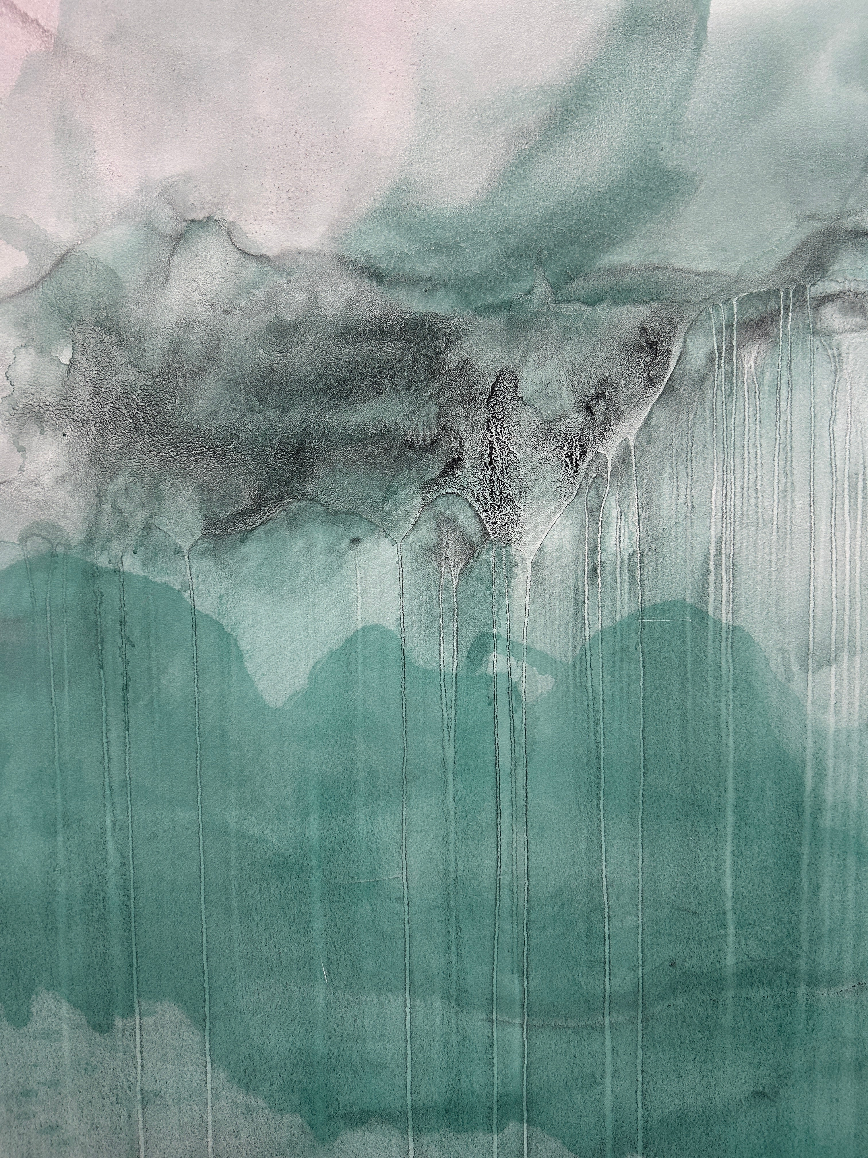 Dancing In The Rain Resin Framed Artwork