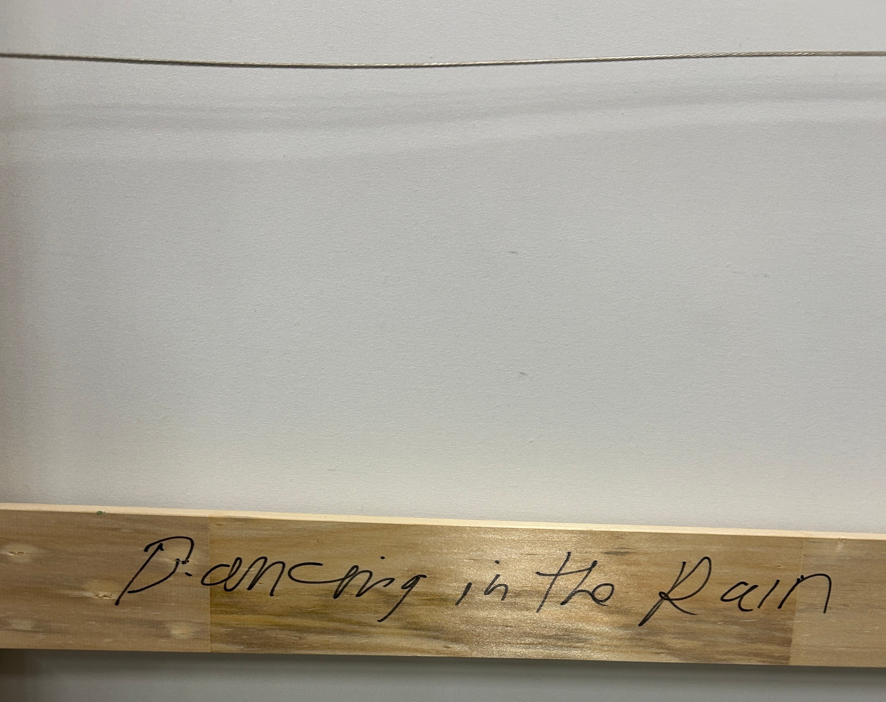 Dancing In The Rain Resin Framed Artwork