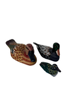 Set of 3 Small Wooden Ducks