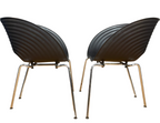 Tom Vac Chairs in Black by Ron Arad, Vitra