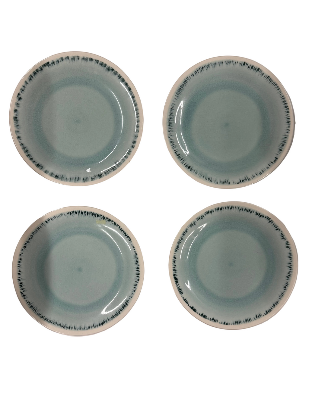 Tara Denis Glazed Plates - Set of 4