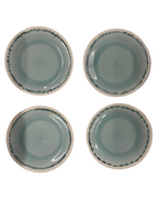 Tara Denis Glazed Plates - Set of 4