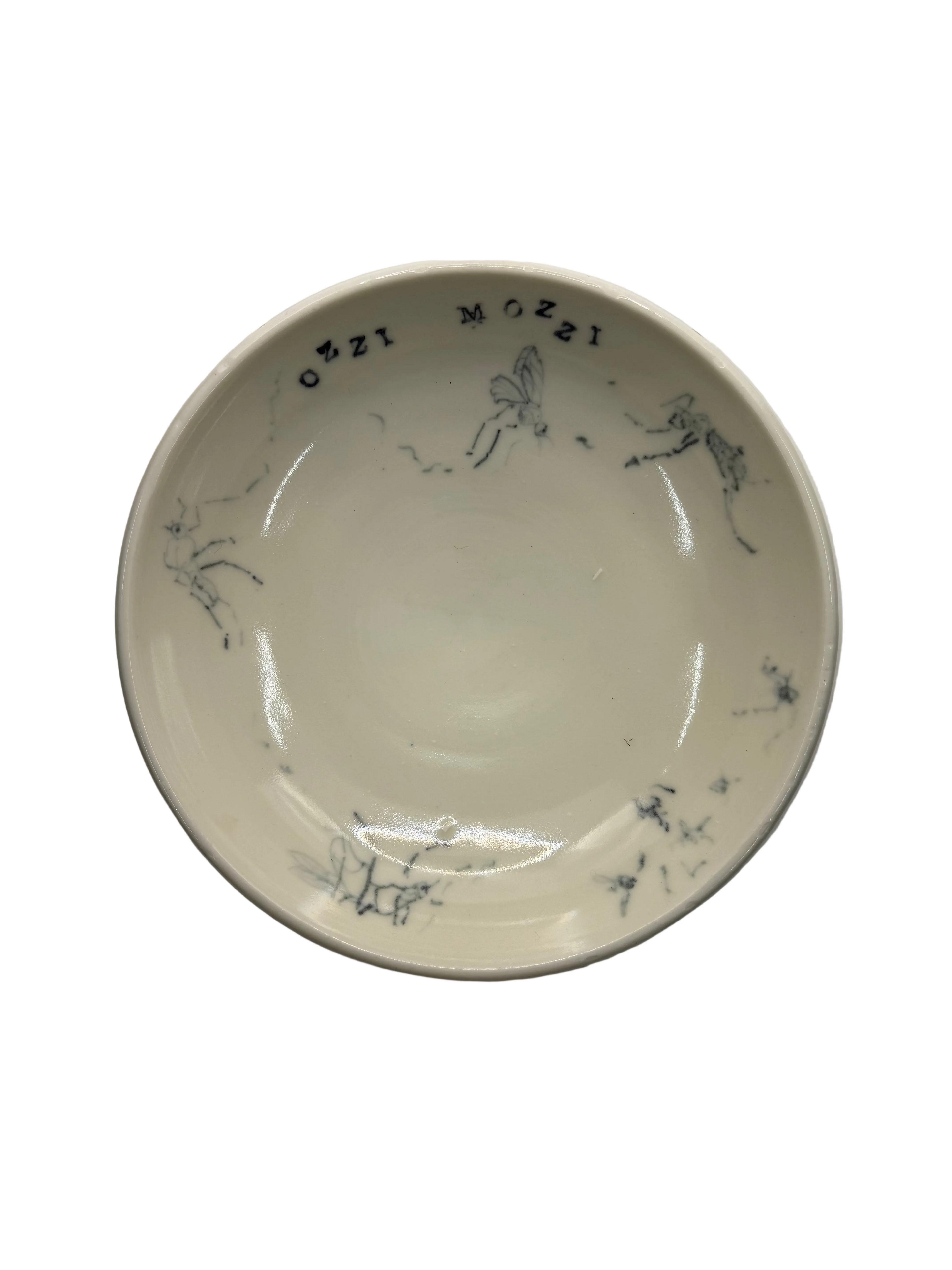 Hand-painted Ceramic Bowl, Mozzi Design