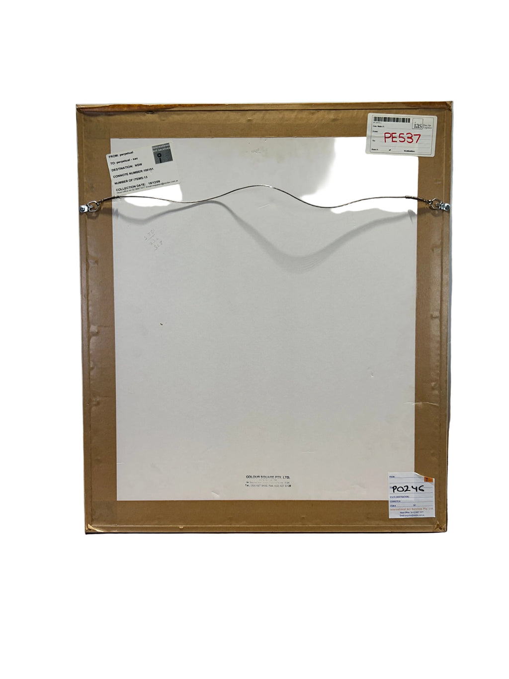 Framed Black And White Artwork, Topple Tumble 1995 By Euan Heng