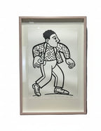 Framed Black And White Artwork by Euan Heng