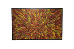 Bush Medicine Leaves I Framed Acrylic On Canvas by Julie Ann Pepperill - Aboriginal Art