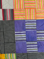 Large Handmade Colourful Patchwork Quilt