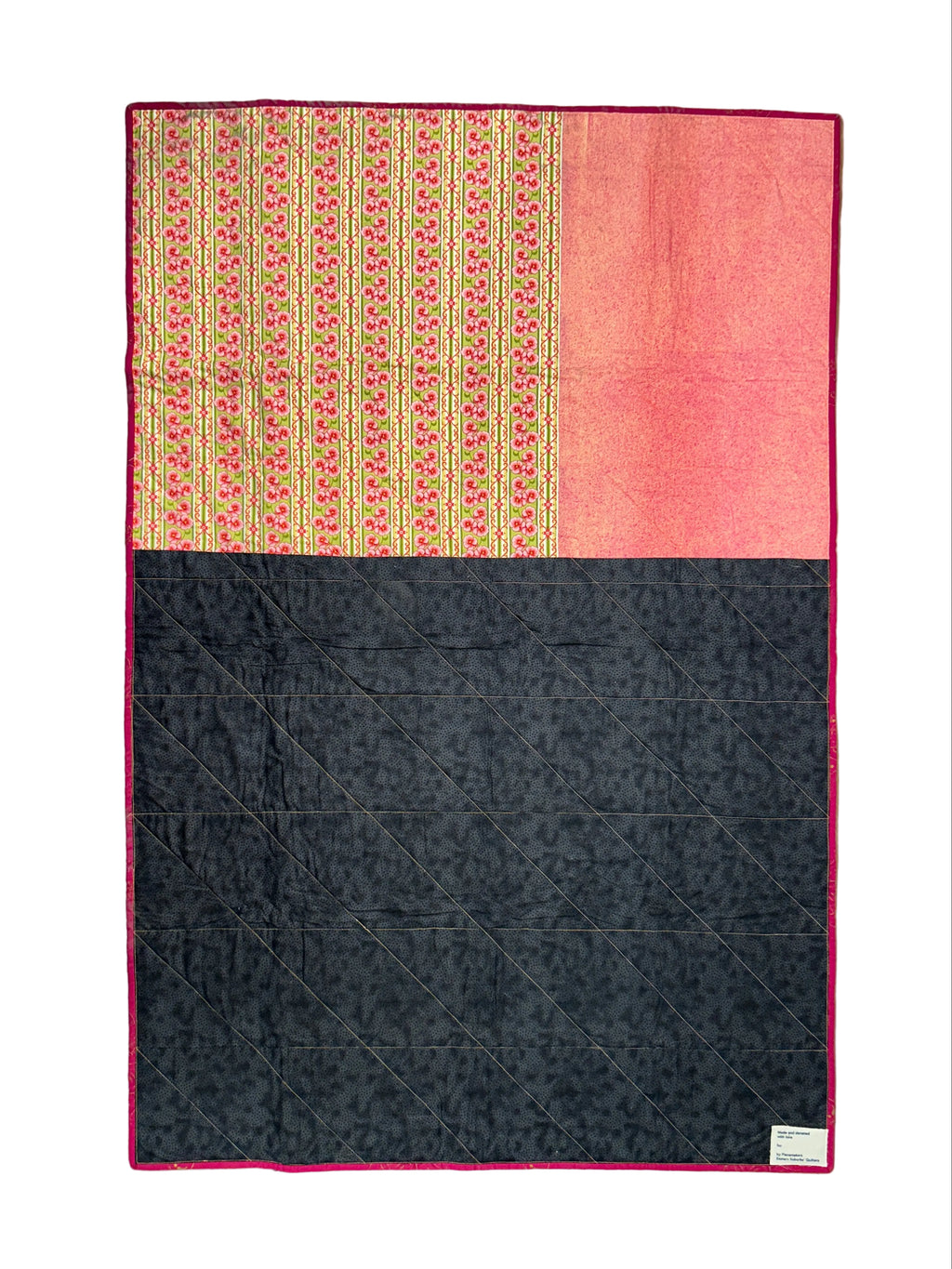 Large Handmade Colourful Patchwork Quilt
