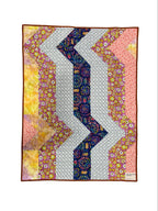 Small Handmade Colourful Patchwork Quilt