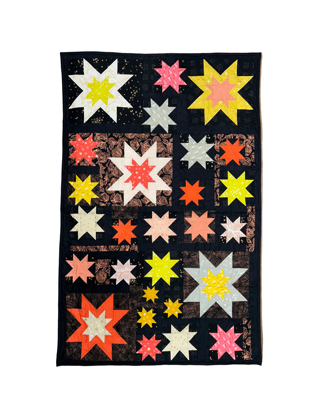 Handmade Wall Hanging Starburst Patchwork Quilt