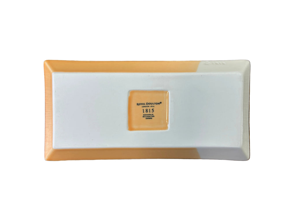 Royal Doulton London 1815 Bright Tapas Tray - Orange
