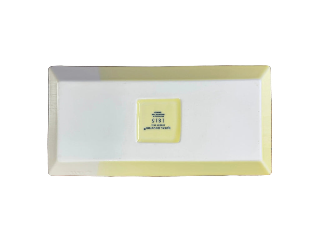 Royal Doulton London 1815 Bright Tapas Tray - Soft Yellow