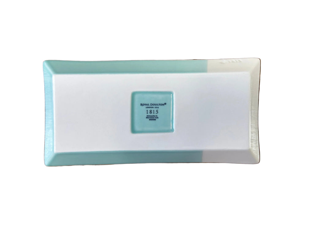 Royal Doulton London 1815 Bright Tapas Tray - Aqua