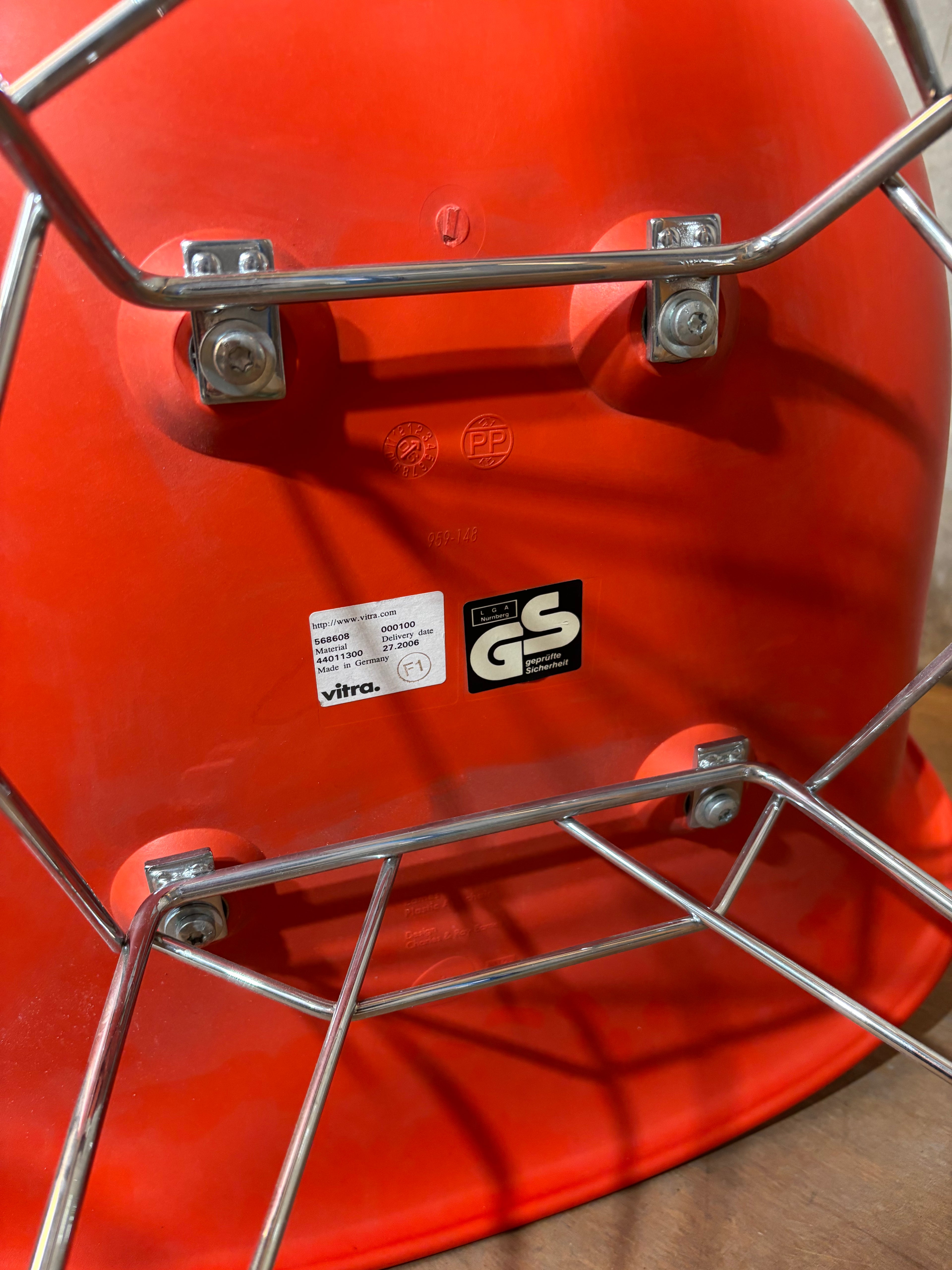 RAR Red Rocker Chair, Eames
