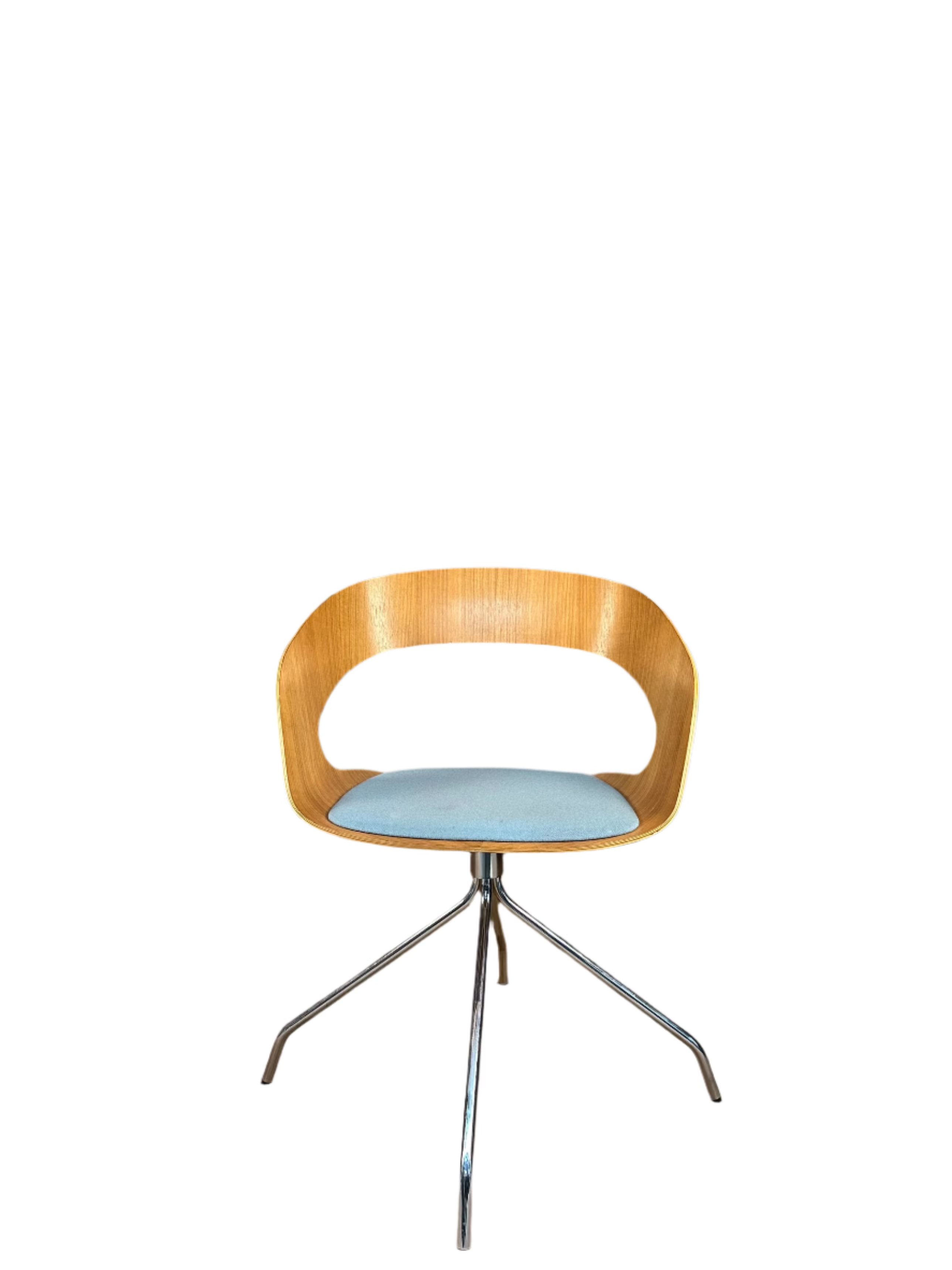 "Chat Swivel Chair" aqua - designed by Jakob Wagner