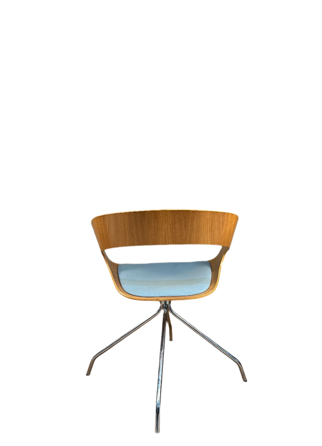 "Chat Swivel Chair" aqua - designed by Jakob Wagner