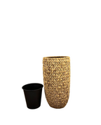 Poly Rattan Wicker planter pot