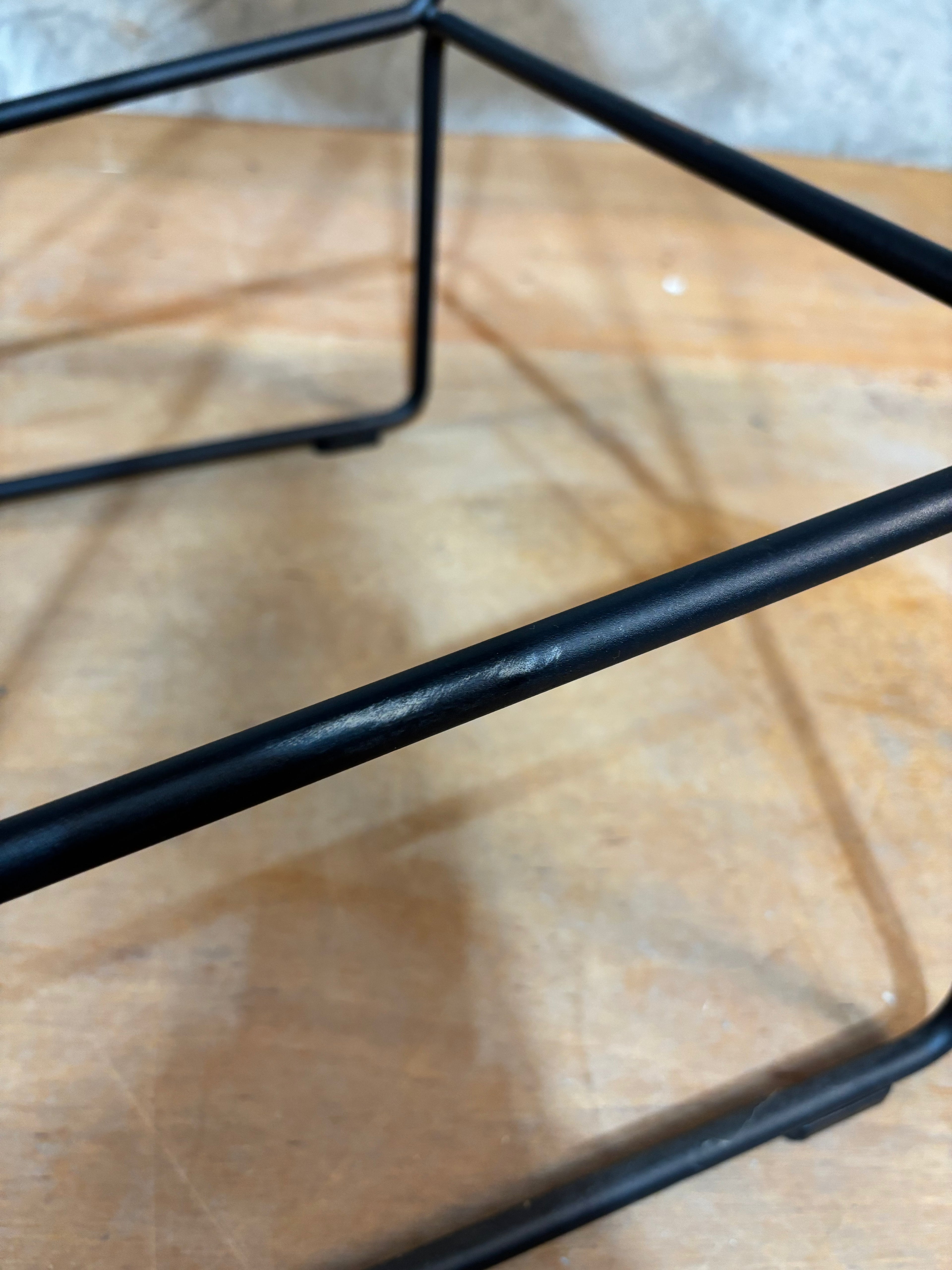 About A Stool Black Bar Stool
