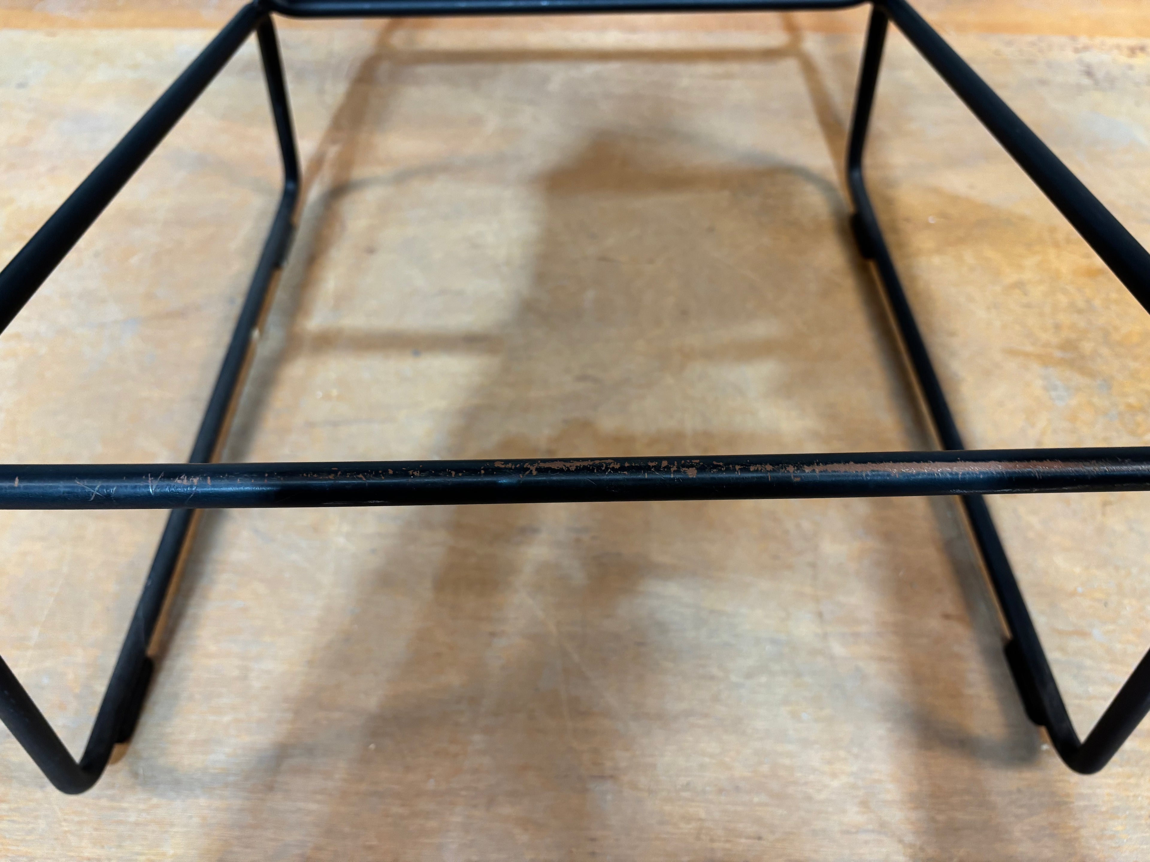 About A Stool Black Bar Stool