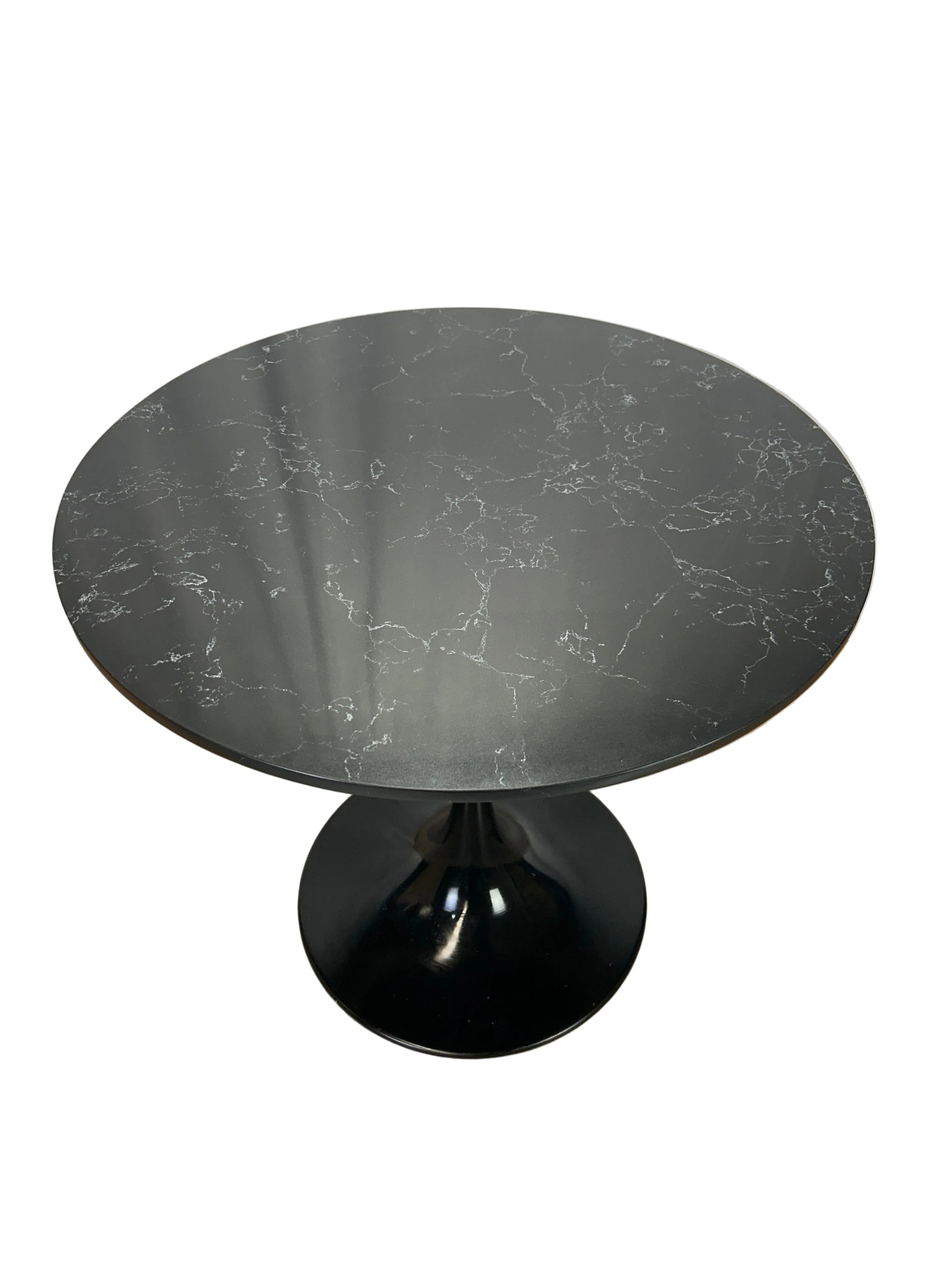 Black Round Tulip Table