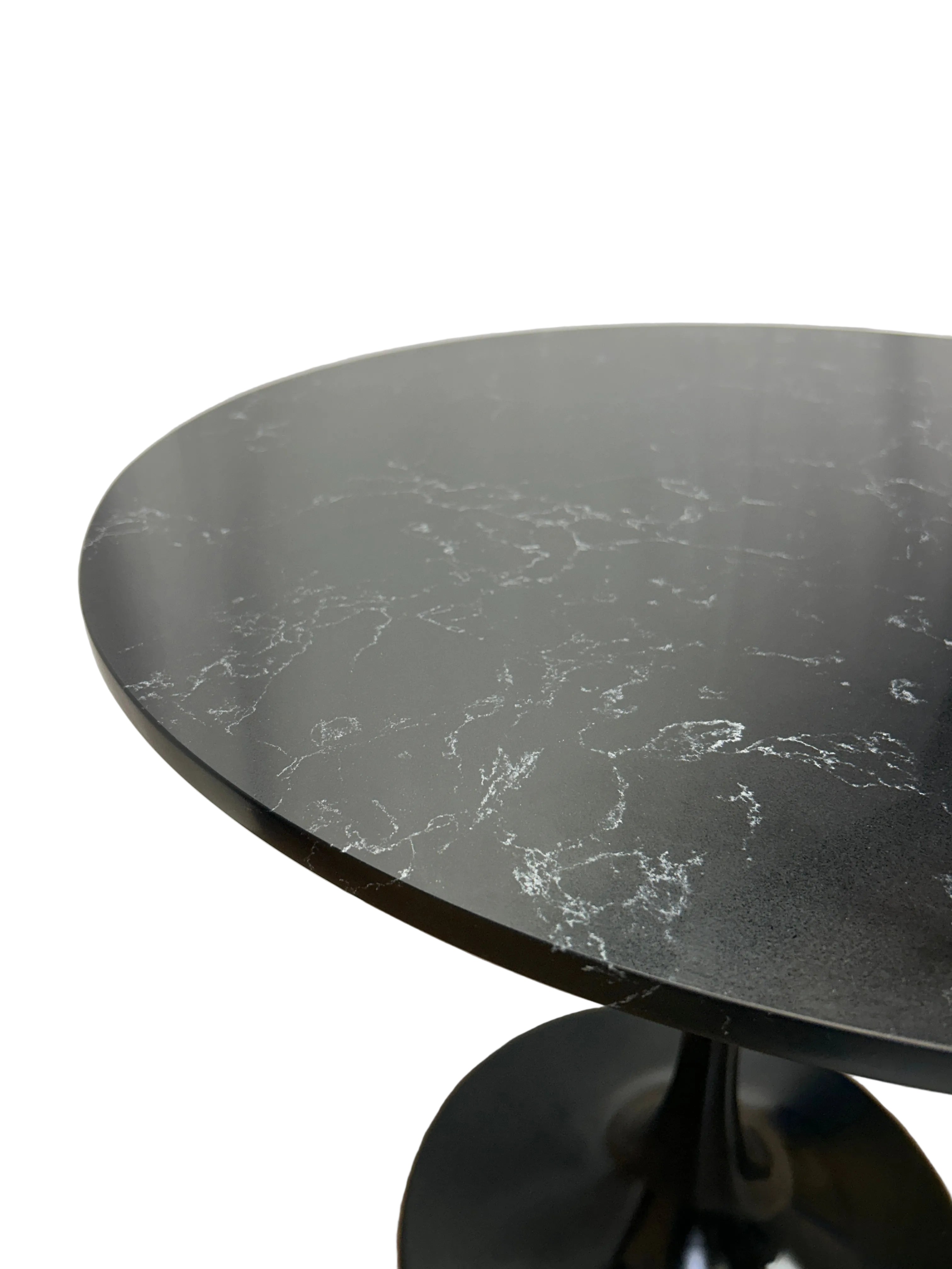 Black Round Tulip Table