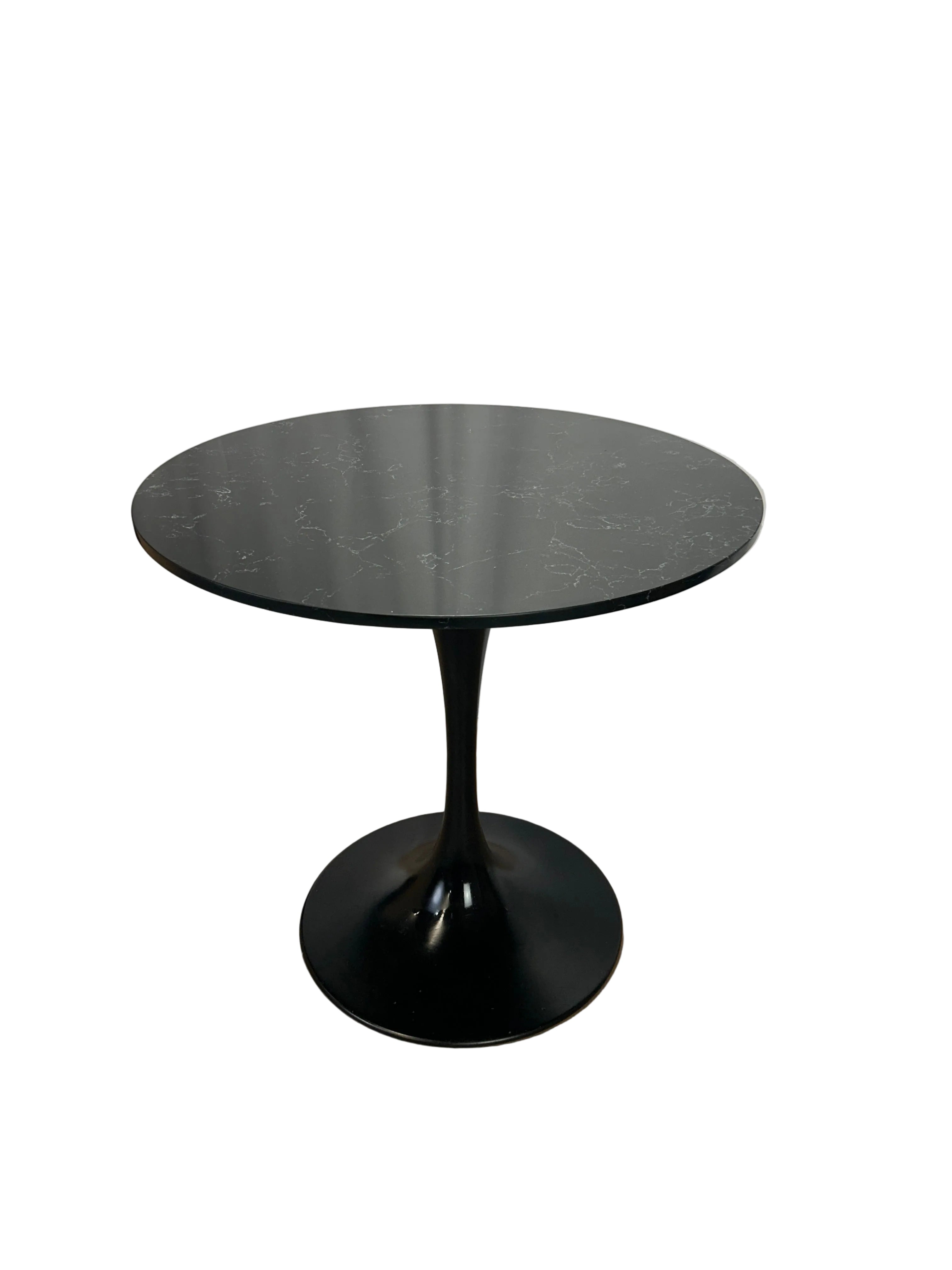 Black Round Tulip Table