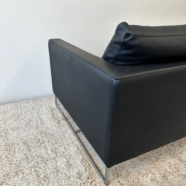 Black Leather Armchair, Jardan