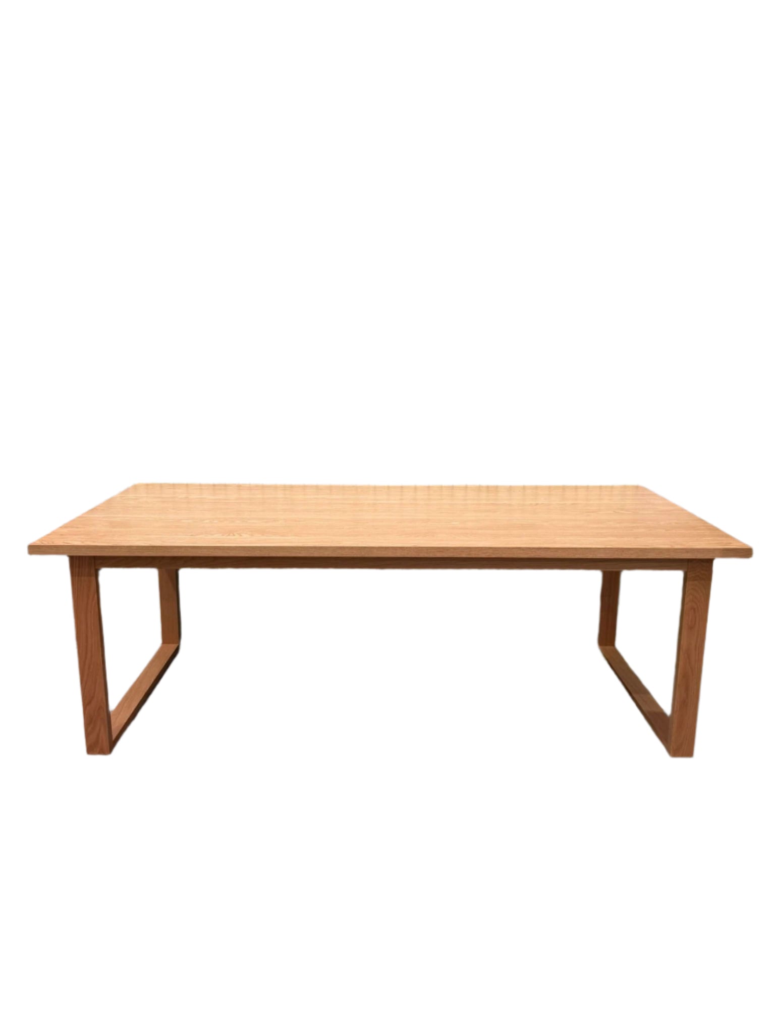 Oak Ski-Leg Dining Table
