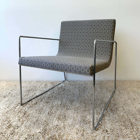 Lineal Comfort Lounge Chair, Andreu World - Tan/Grey