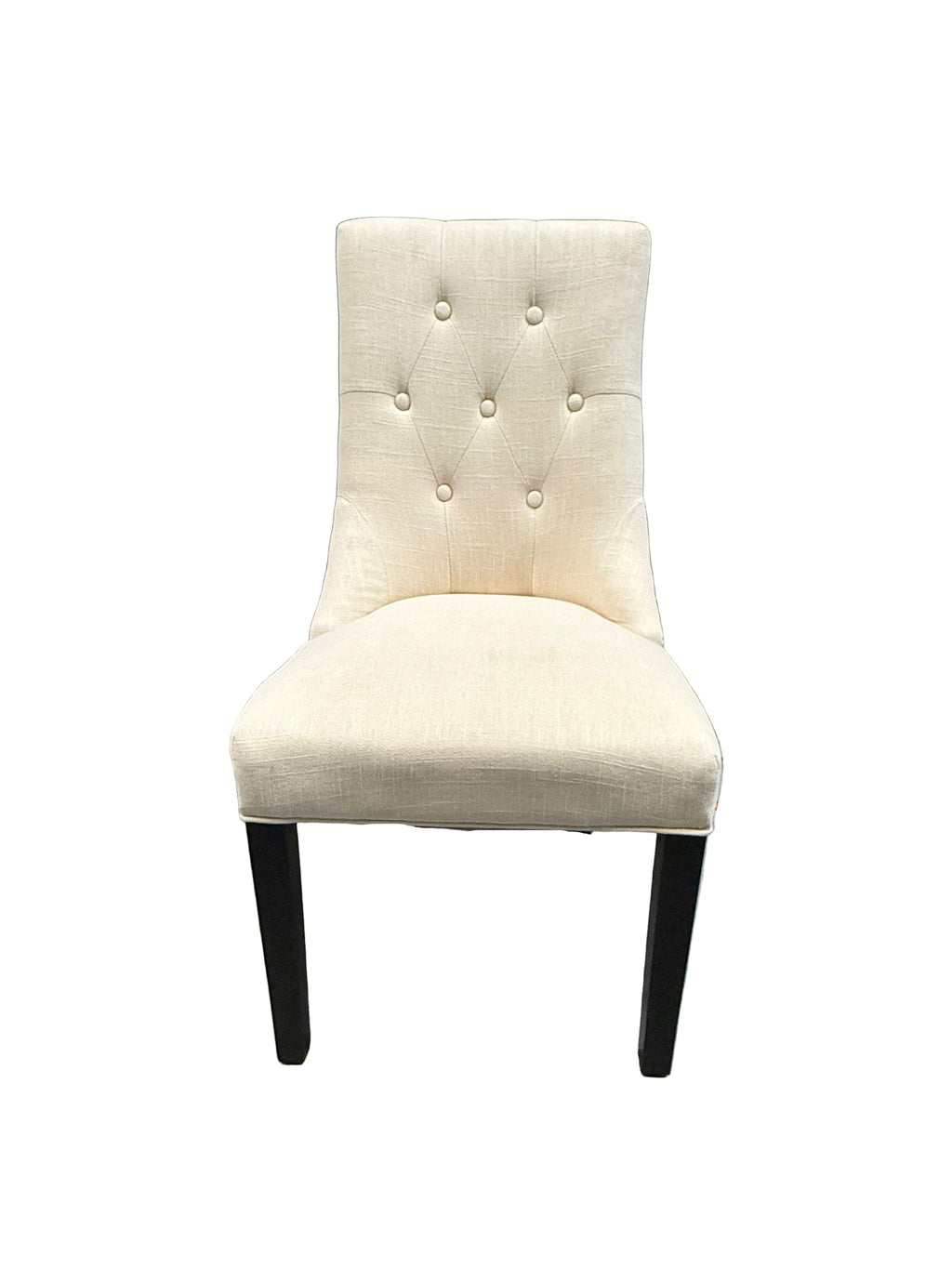 London Dining Chair Set of 2 – Natural Linen