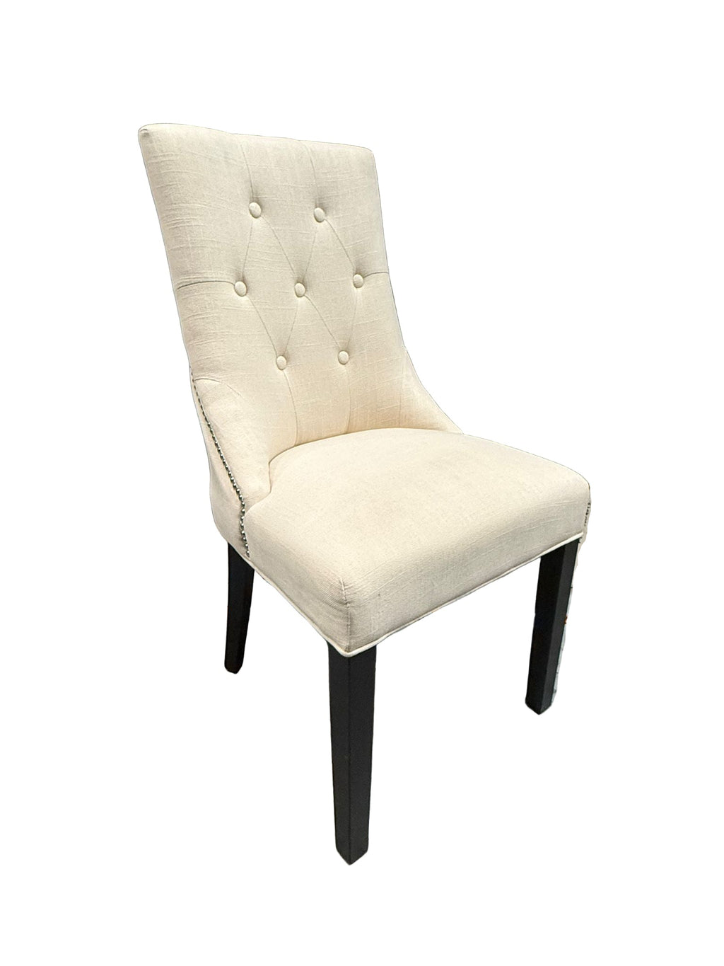 London Dining Chair Set of 2 – Natural Linen