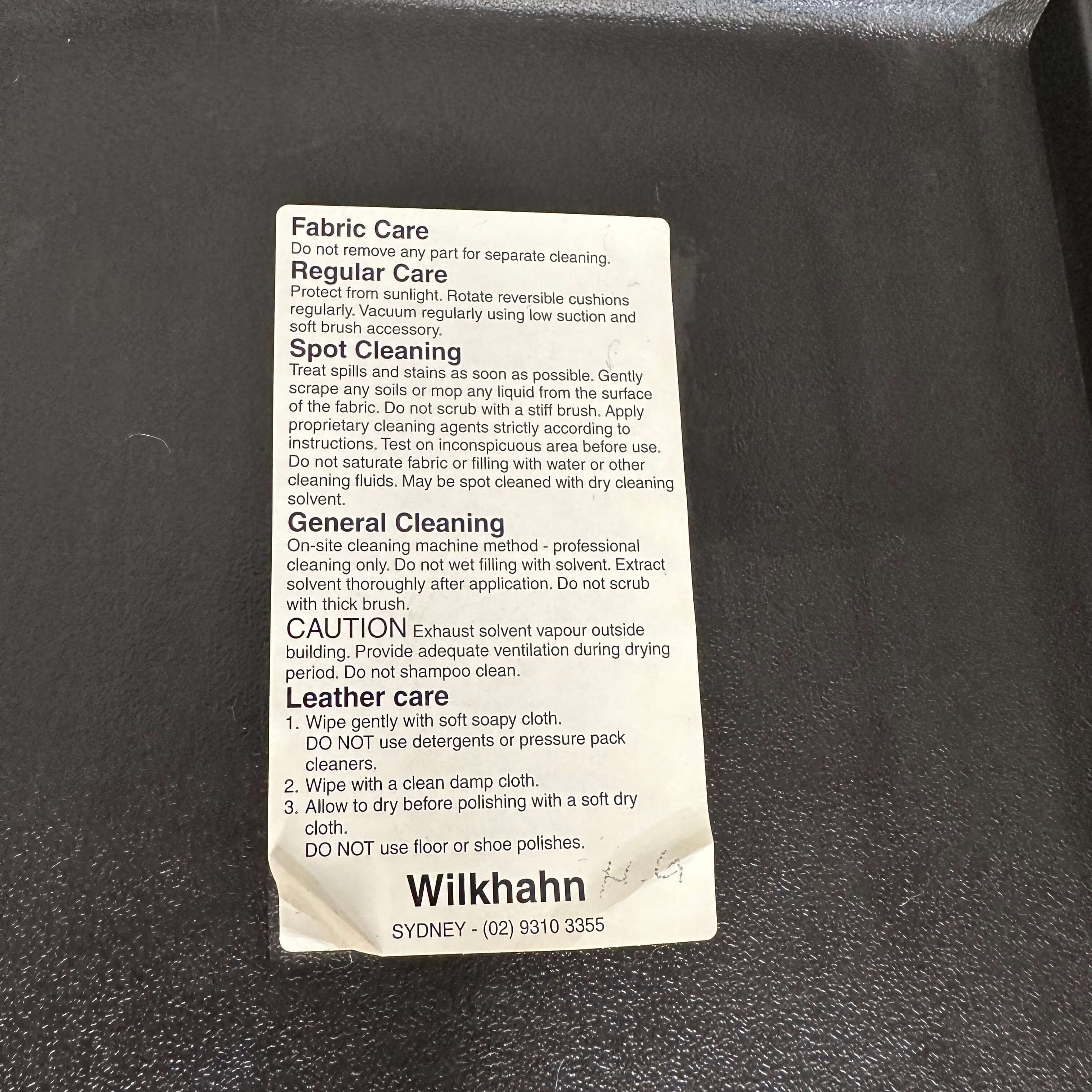 FS-Line 212/5 Cantilevered Chair, Wilkhahn - Ebony