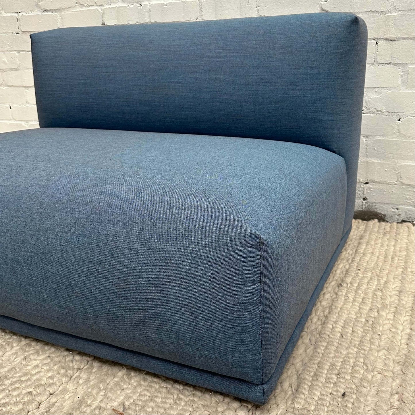 Connect Soft Modular Sofa - Centre (E) Module, Muuto - mid blue