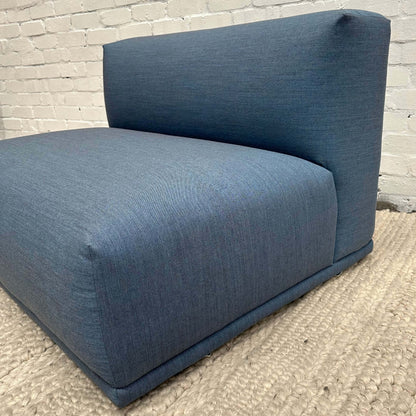 Connect Soft Modular Sofa - Centre (E) Module, Muuto - mid blue