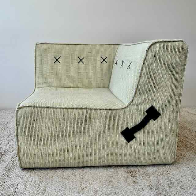 Quadrant Soft sofa corner module, Koskela