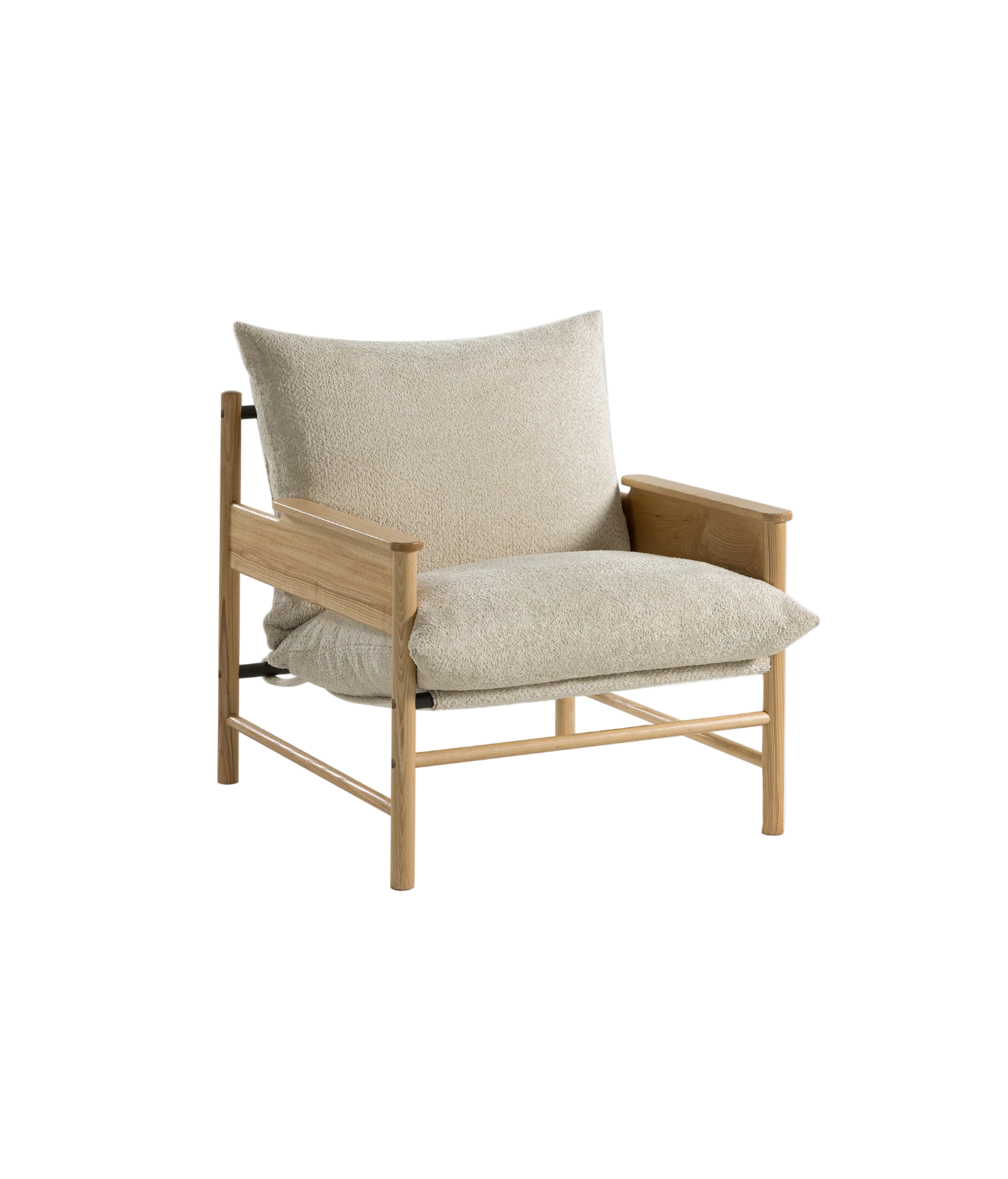 Mellow Wood Sling Occassional Armchair