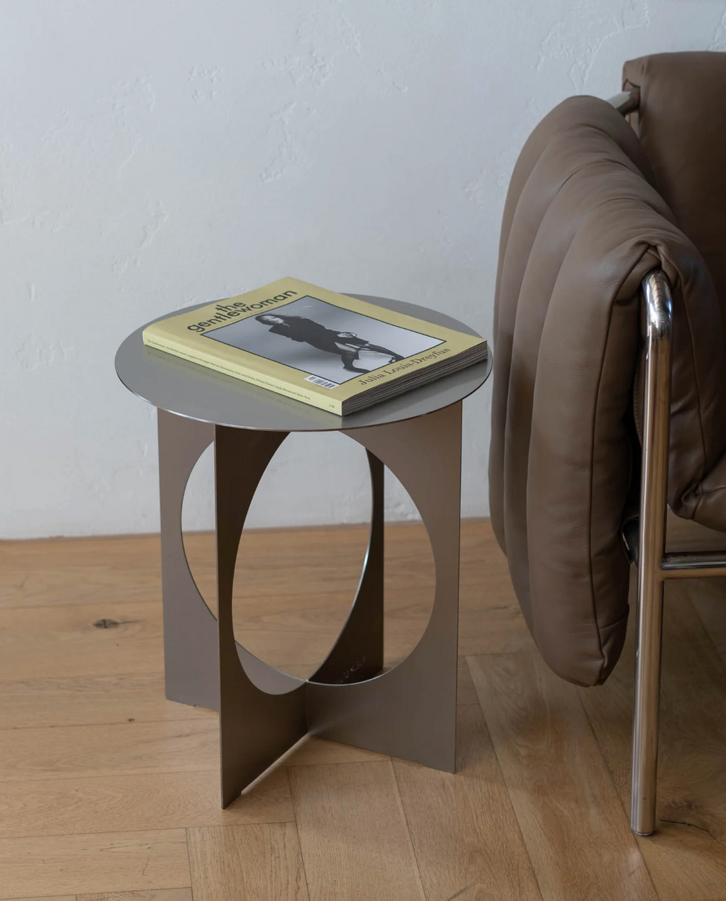 Gift Guide Fleur Studio Palermo Stainless Steel Side Table